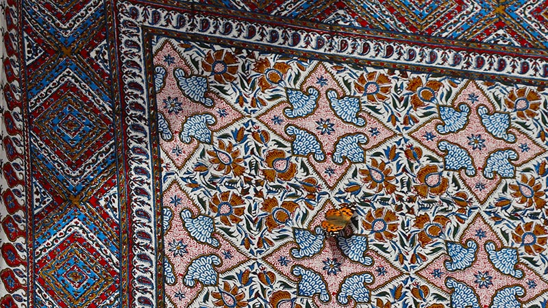 Persian Ghalamkar, Printed Gardens on Cloth