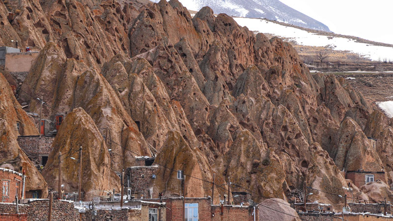Kandovan, a Rocky Beehive Village Within the Mountain