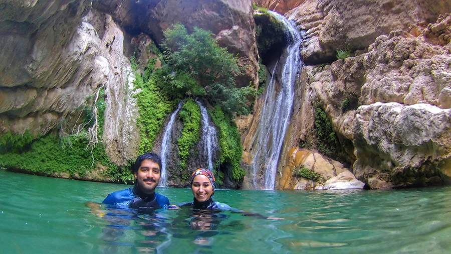 Raghaz Canyon, Adventure of Rappel and Water 